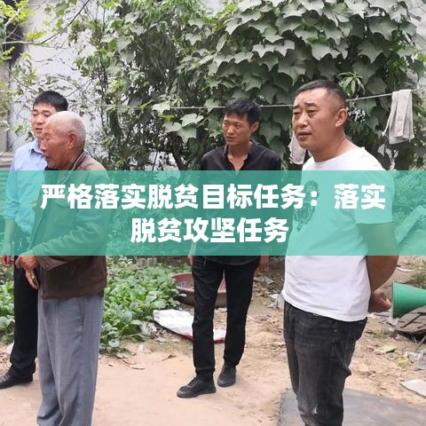 嚴(yán)格落實脫貧目標(biāo)任務(wù)：落實脫貧攻堅任務(wù) 