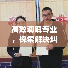 高效調解專業(yè)，探索解決糾紛的新路徑