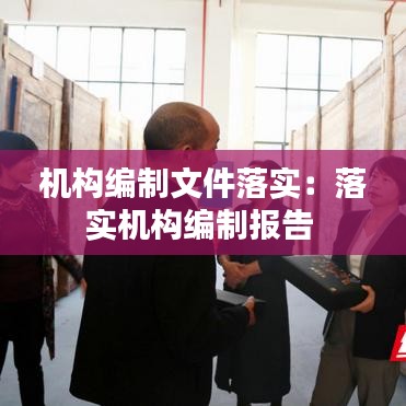 機構編制文件落實：落實機構編制報告 