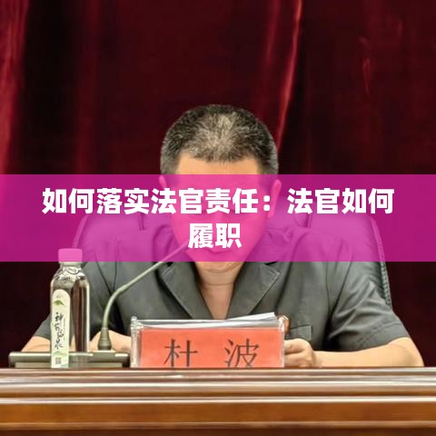 如何落實(shí)法官責(zé)任：法官如何履職 