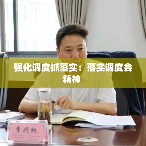 強(qiáng)化調(diào)度抓落實(shí)：落實(shí)調(diào)度會(huì)精神 