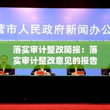 落實審計整改簡報：落實審計整改意見的報告 