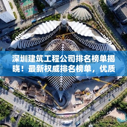 深圳建筑工程公司排名榜單揭曉！最新權(quán)威排名榜單，優(yōu)質(zhì)企業(yè)一覽無(wú)余