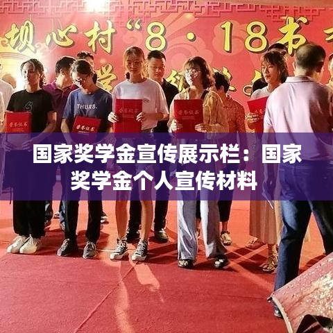 國家獎(jiǎng)學(xué)金宣傳展示欄：國家獎(jiǎng)學(xué)金個(gè)人宣傳材料 