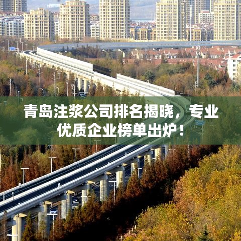 青島注漿公司排名揭曉，專業(yè)優(yōu)質(zhì)企業(yè)榜單出爐！