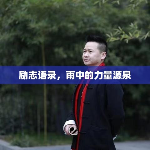勵(lì)志語錄，雨中的力量源泉
