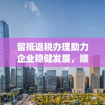 留抵退稅辦理助力企業(yè)穩(wěn)健發(fā)展，順暢高效獲贊！