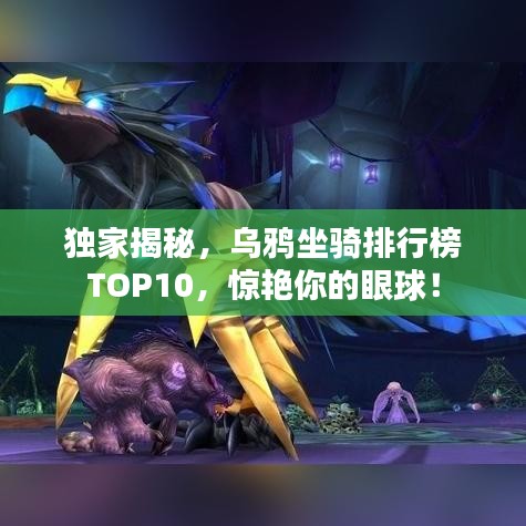 獨家揭秘，烏鴉坐騎排行榜TOP10，驚艷你的眼球！